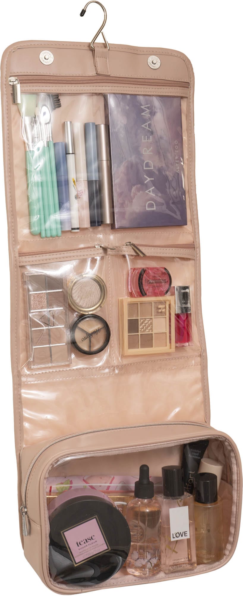Joan & David Woven Roll Hanging Toiletry Organizer Bag