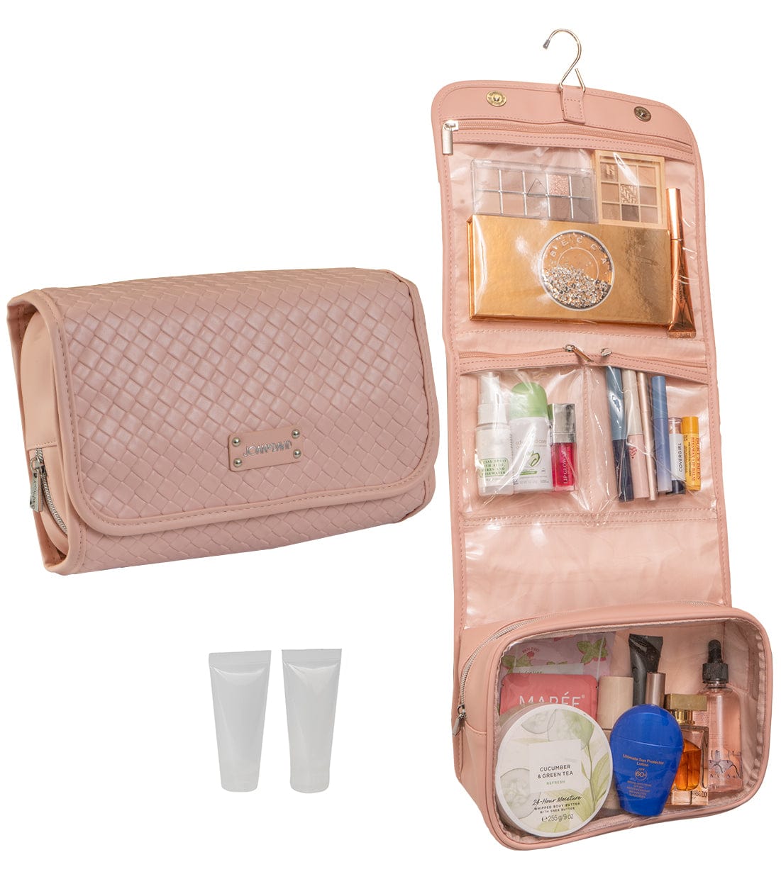 Joan & David Woven Roll Hanging Toiletry Organizer Bag