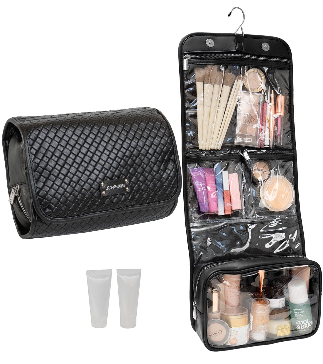 Joan & David Woven Roll Hanging Toiletry Organizer Bag