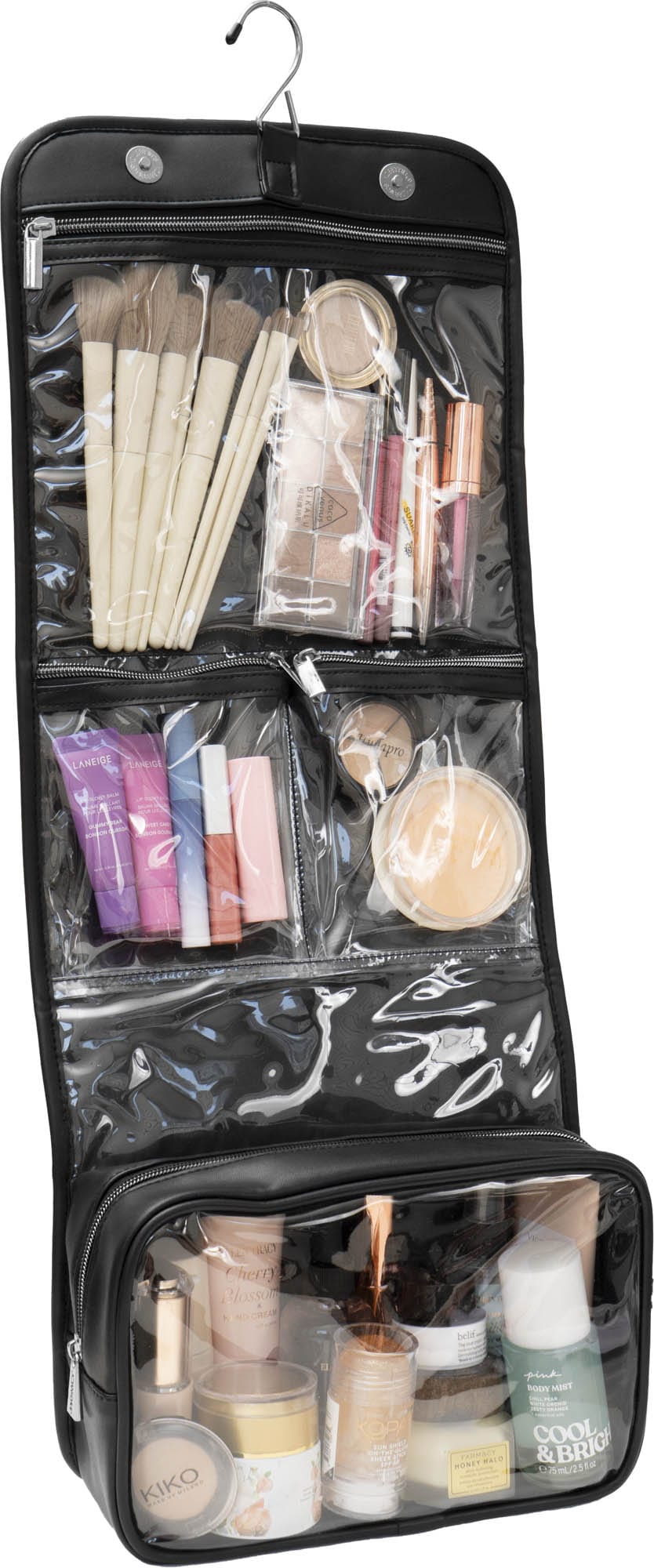 Joan & David Woven Roll Hanging Toiletry Organizer Bag