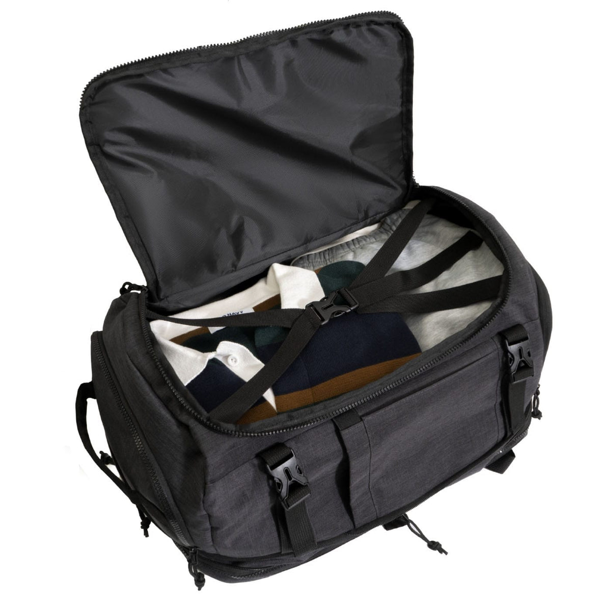 Jack Abrahams The Crosswind 18 Inch Nylon Expandable Weekender Backpack