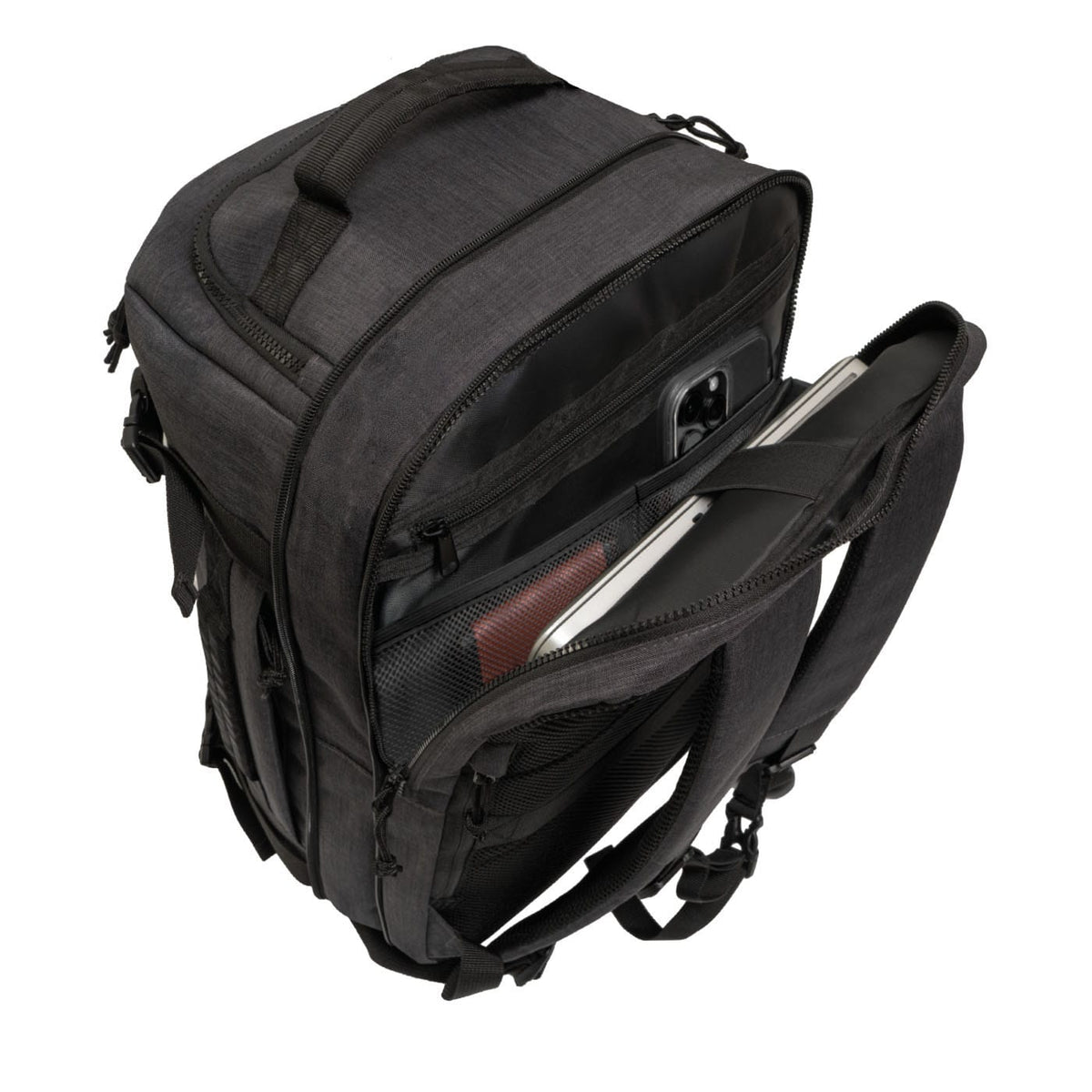 Jack Abrahams The Crosswind 18 Inch Nylon Expandable Weekender Backpack