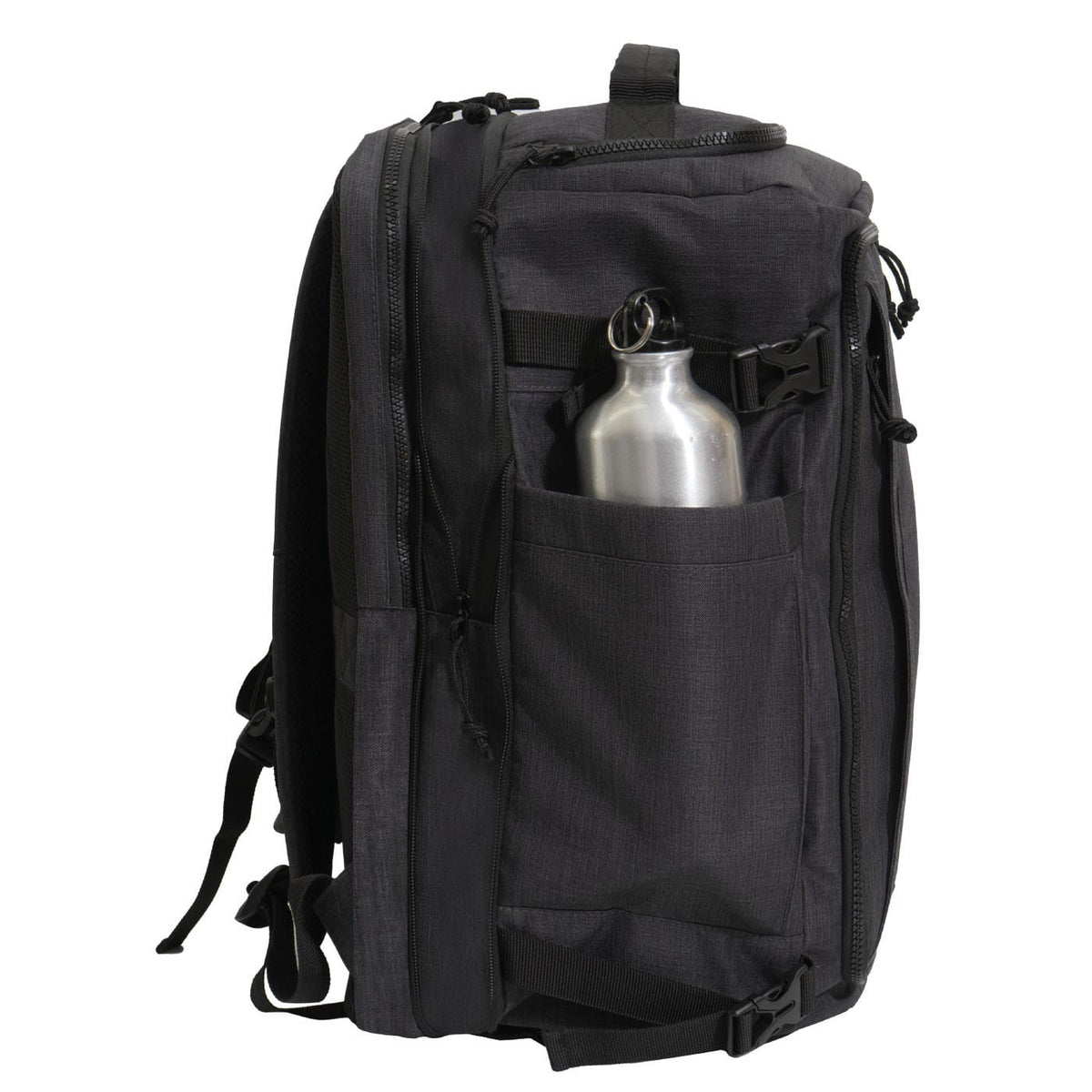 Jack Abrahams The Crosswind 18 Inch Nylon Expandable Weekender Backpack