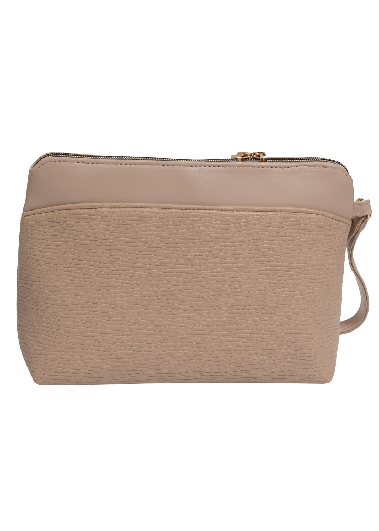 Joan & David Top Zip Wristlet Cosmetic Case