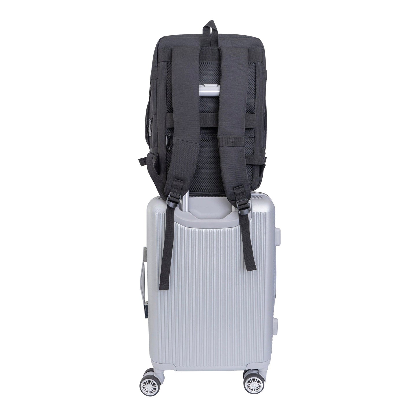 Jack Abrahams |The Mitchell | Men's Tarpaulin Expandable Travel Backpack with USB Port