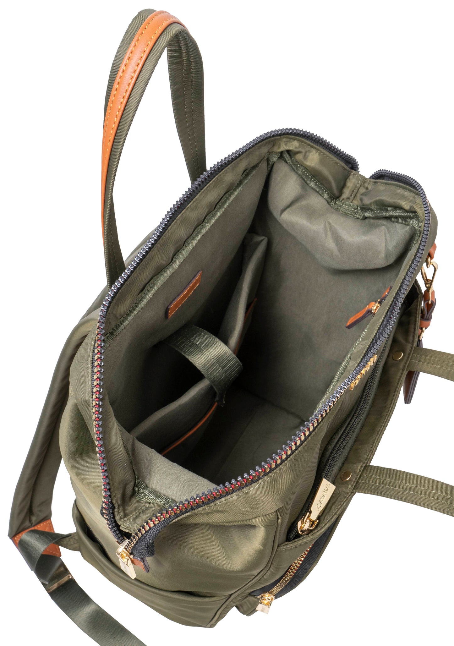 Joan & David Twill Nylon 19 Inch Square Workbook Backpack