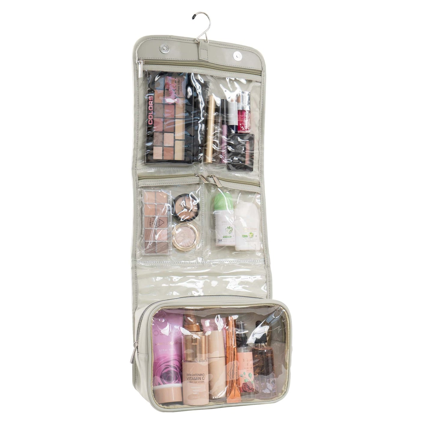 Joan & David The Bubble Quilted Roll Hanging Toiletry Bag