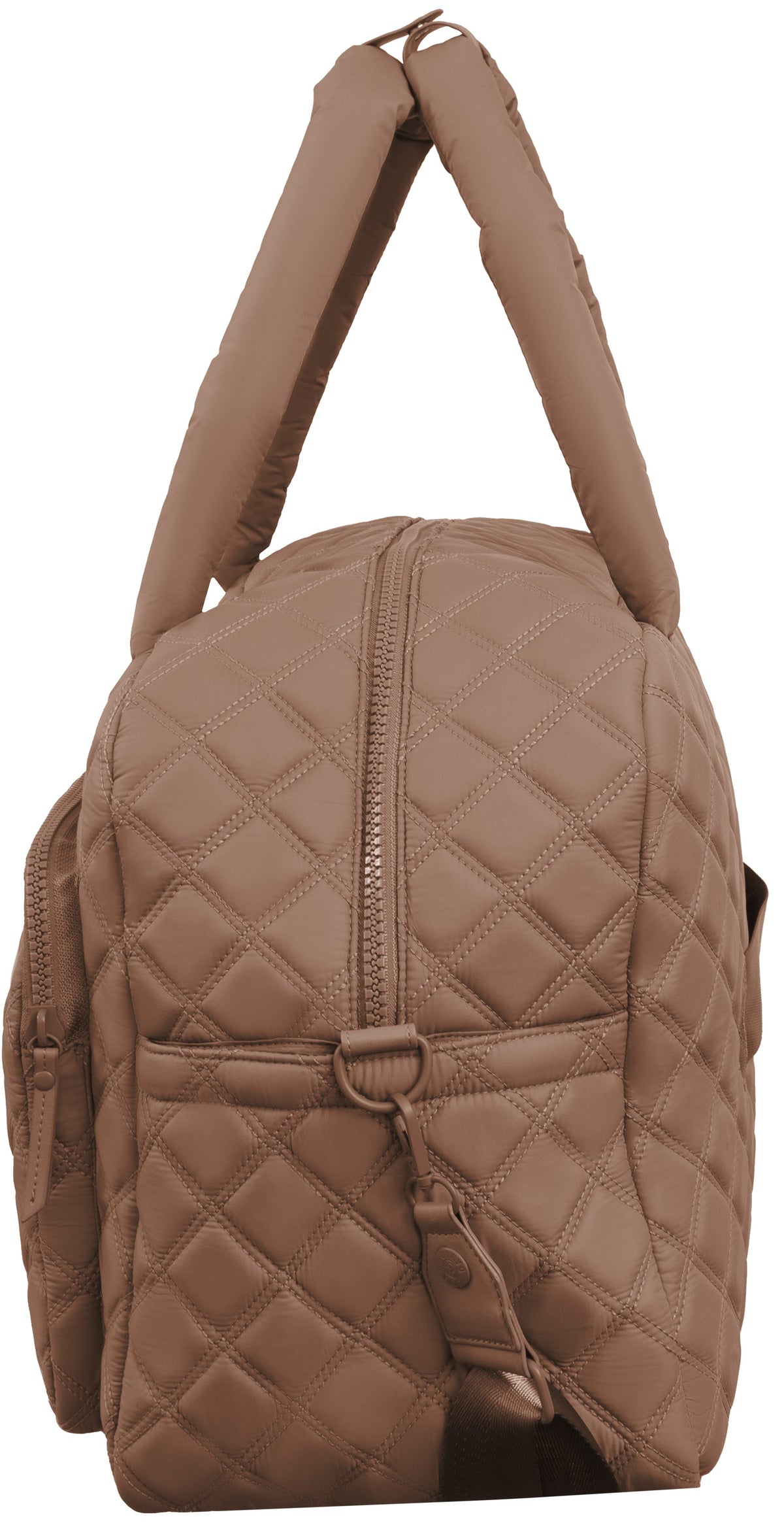 Joan & David Two Pocket Diamond Quilted 22 in. Duffel Bag