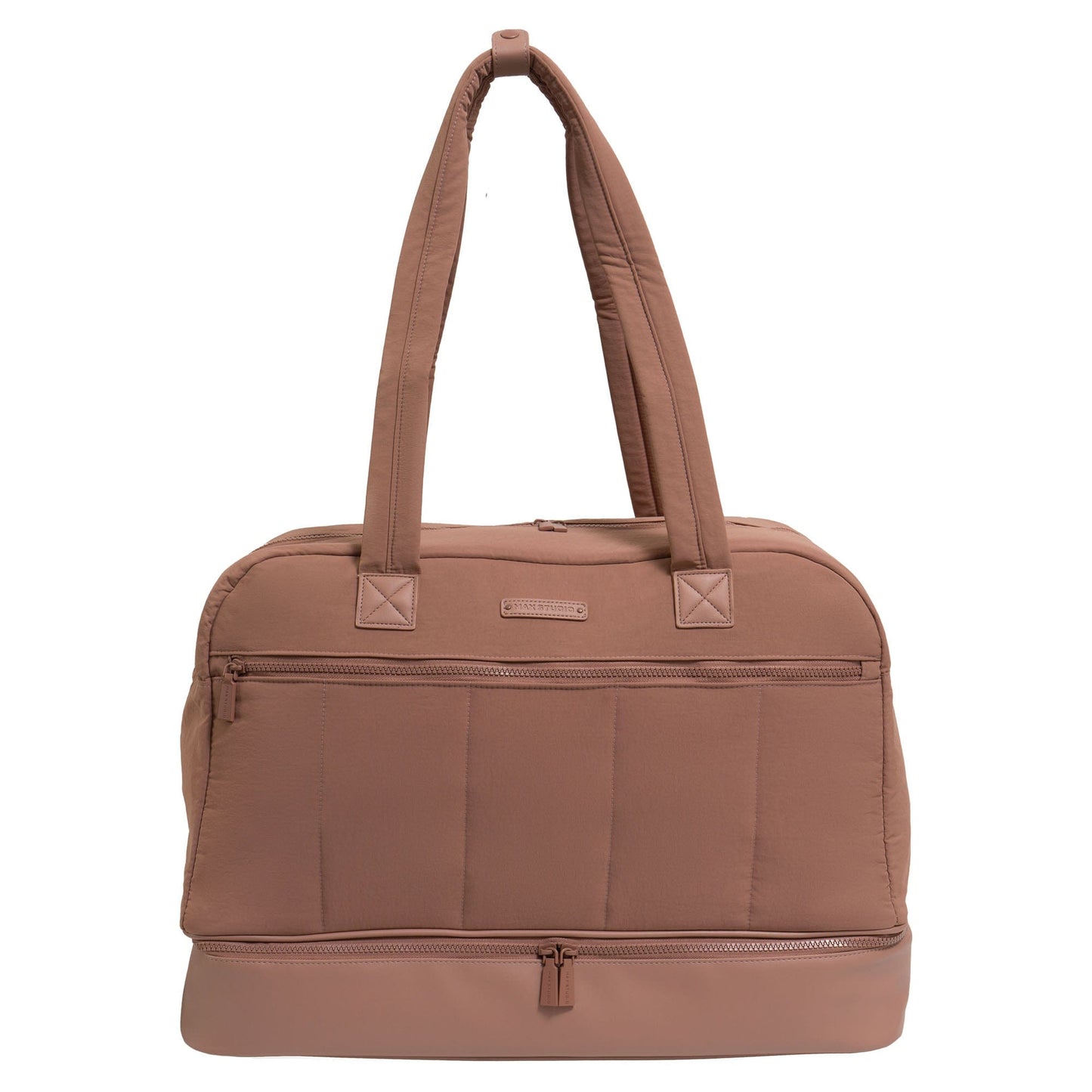 Max Studio The Aurelia Puffer Nylon Drop Bottom Weekender Duffle