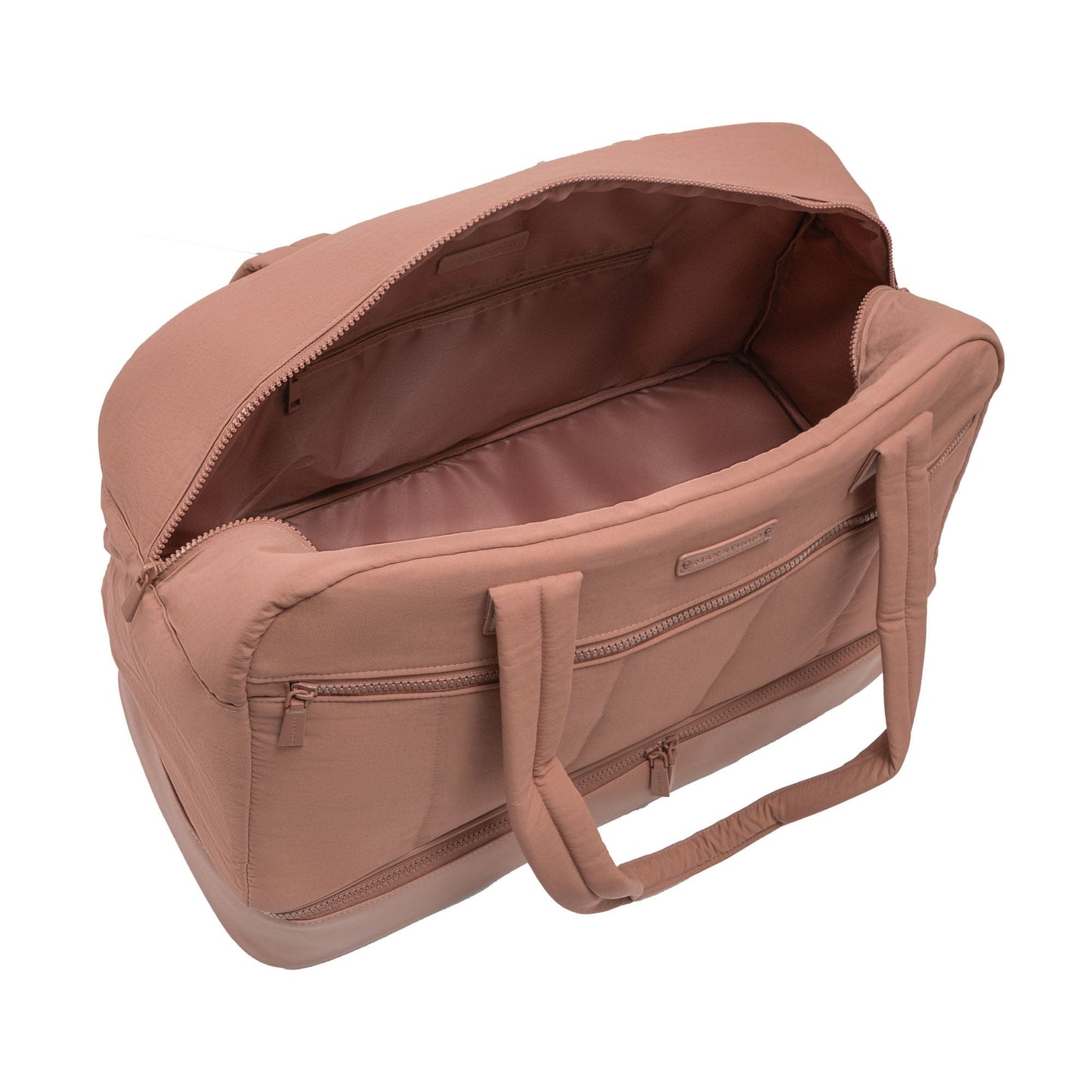 Max Studio The Aurelia Puffer Nylon Drop Bottom Weekender Duffle