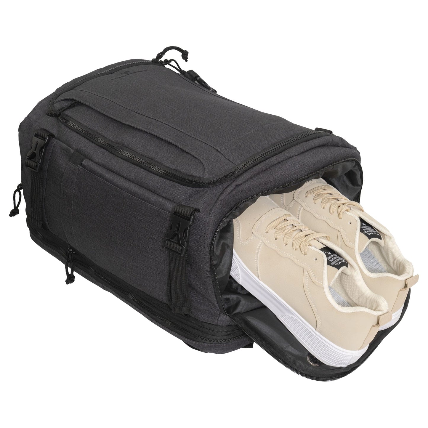 Jack Abrahams The Crosswind 18 Inch Nylon Expandable Weekender Backpack