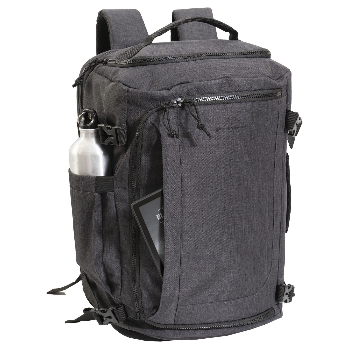 Jack Abrahams The Crosswind 18 Inch Nylon Expandable Weekender Backpack