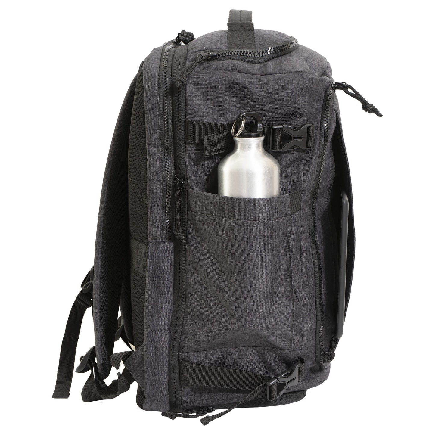 Jack Abrahams The Crosswind 18 Inch Nylon Expandable Weekender Backpack