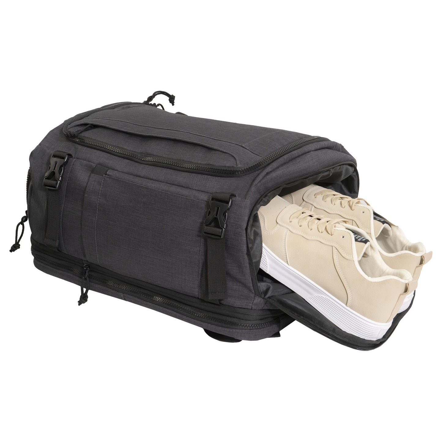 Jack Abrahams The Crosswind 18 Inch Nylon Expandable Weekender Backpack