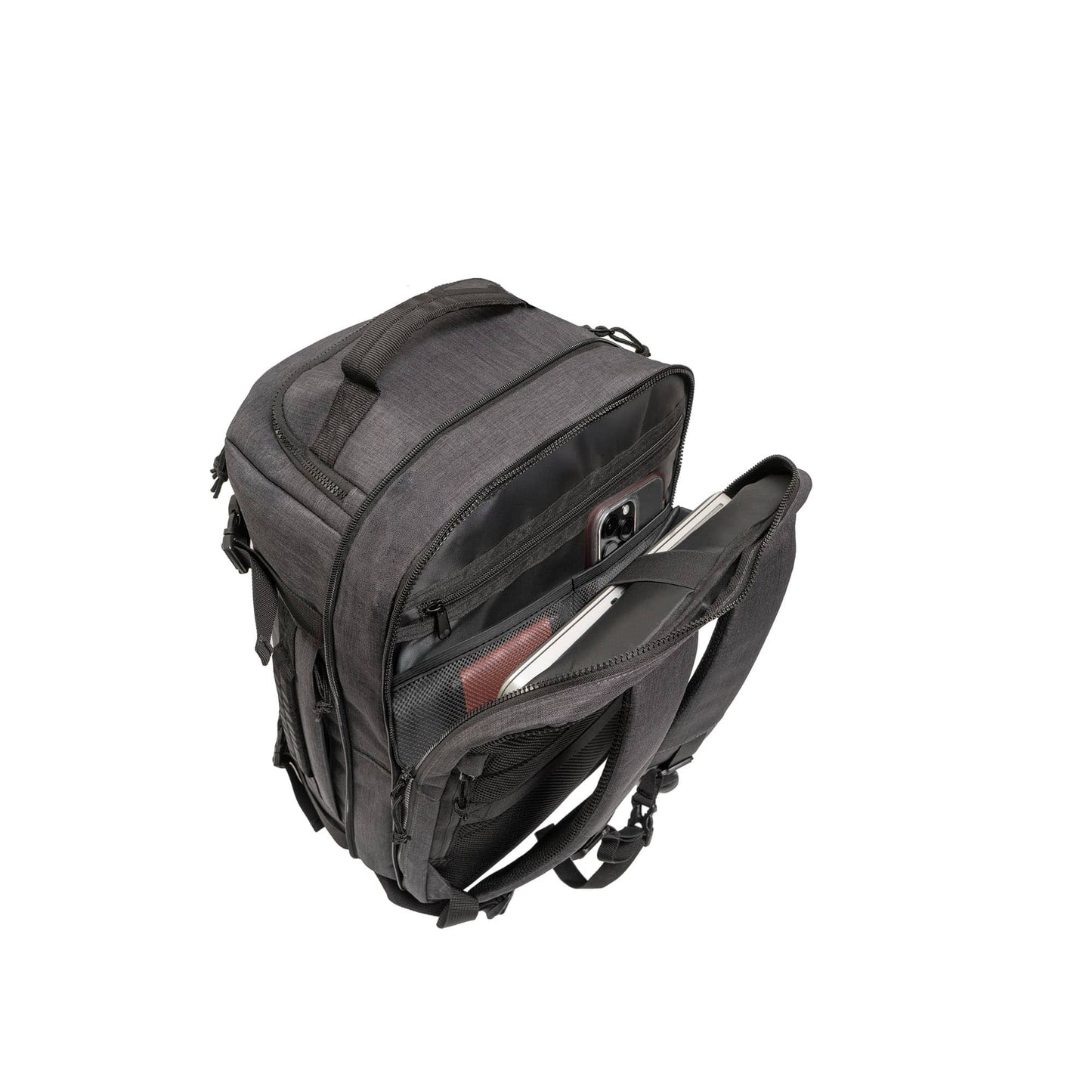 Jack Abrahams The Crosswind 18 Inch Nylon Expandable Weekender Backpack