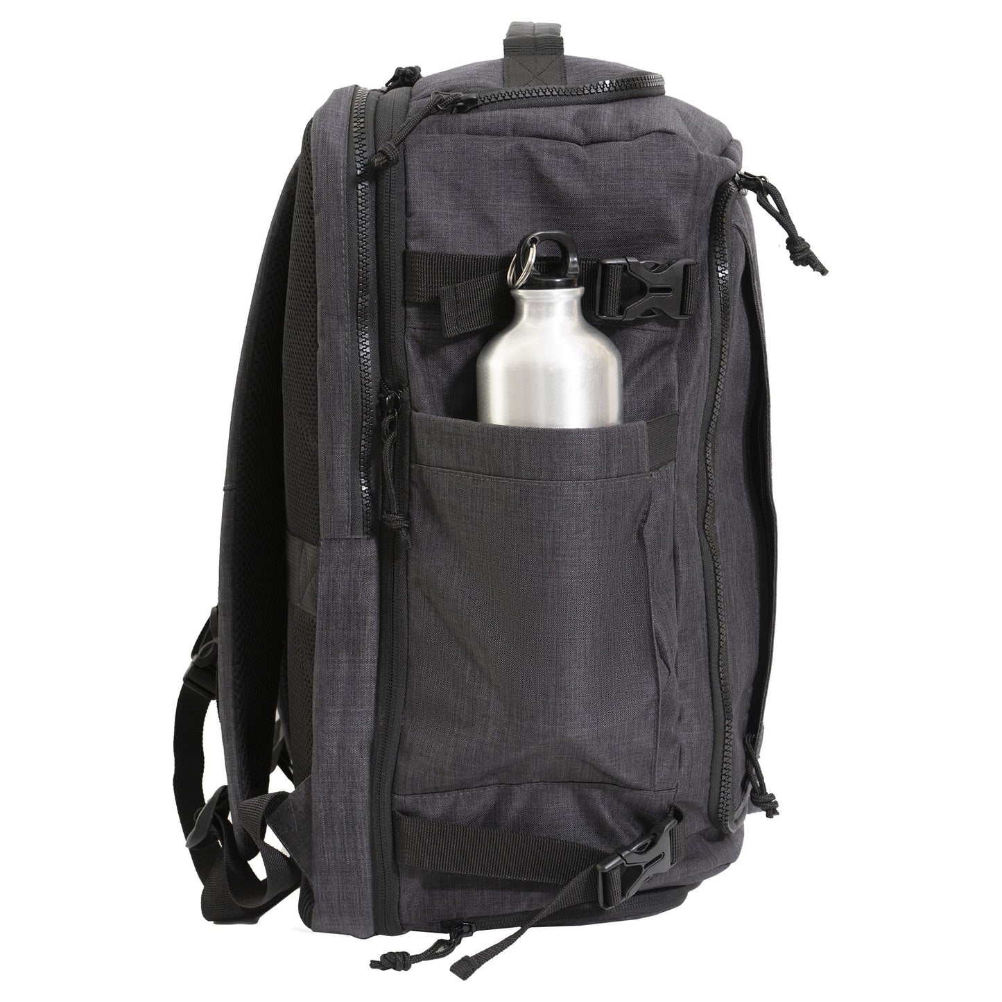 Jack Abrahams The Crosswind 18 Inch Nylon Expandable Weekender Backpack