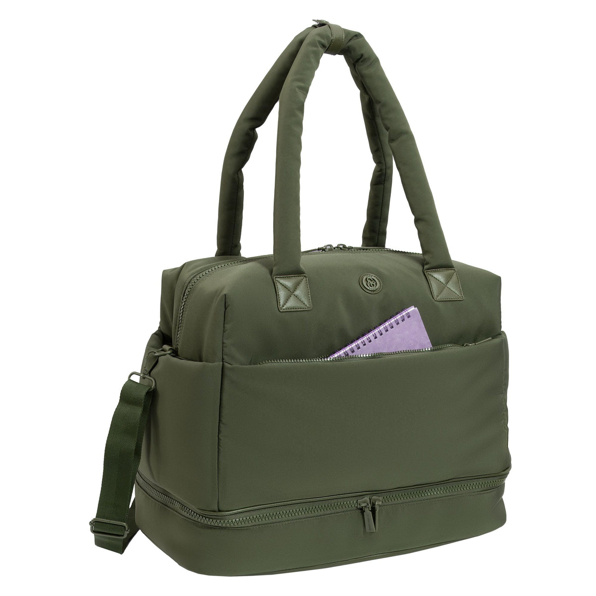 Joan & David The Lainey Sport Nylon Drop Bottom Duffel Bag