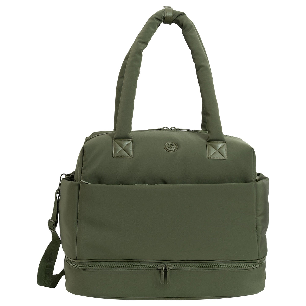 Joan & David The Lainey Sport Nylon Drop Bottom Duffel Bag