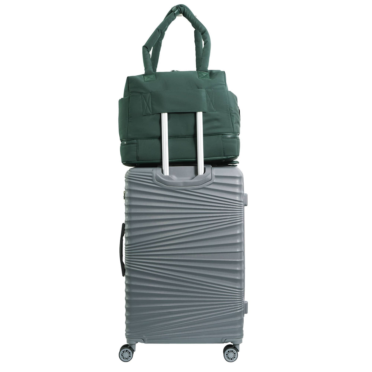 Joan & David The Lainey Sport Nylon Drop Bottom Duffel Bag