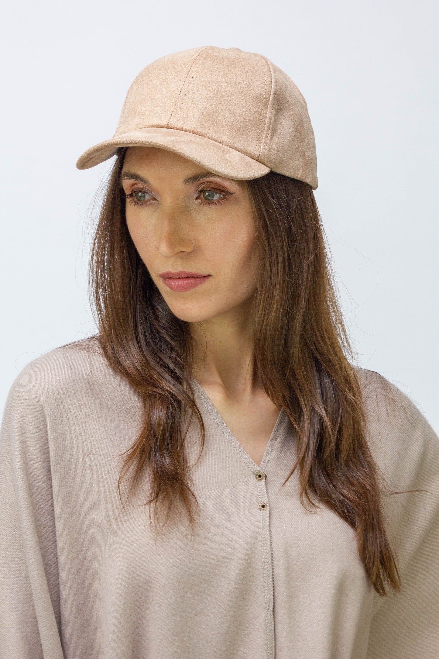 Suede Baseball Cap